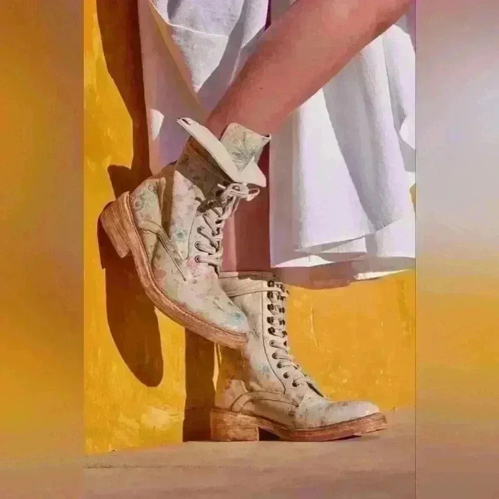Free People Santa Fe Lace Up Boot - Women's Size 8